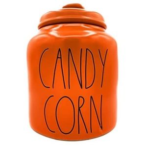 Rae Dunn “CANDY CORN” large canister